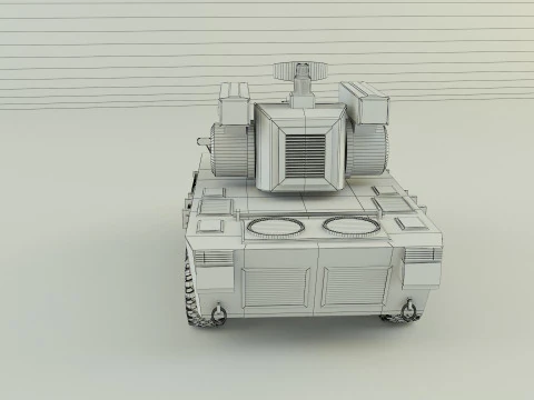 Anti aircraft Surface to air missile SAM 3D Model