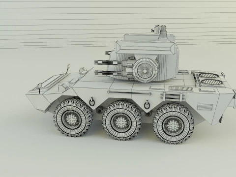 Anti aircraft Surface to air missile SAM 3D Model