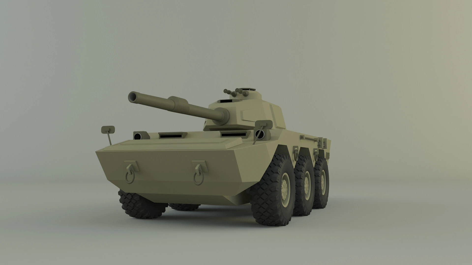Armored vehicle Mk1 3D Model .c4d .max .obj .3ds .fbx .stl .blend