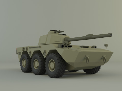 Armored vehicle Mk1 3D Model
