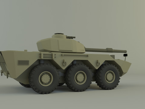 Armored vehicle Mk1 3D Model