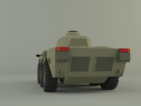 Armored vehicle Mk1 3D Model