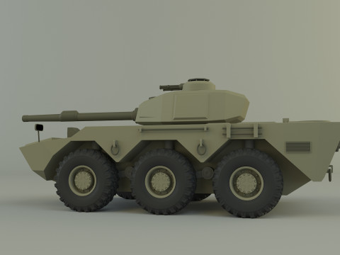 Armored vehicle Mk1 3D Model
