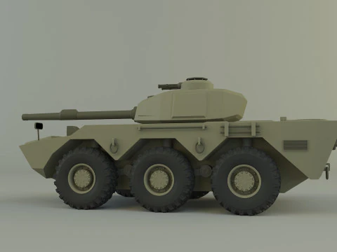 Armored vehicle Mk1 3D Model