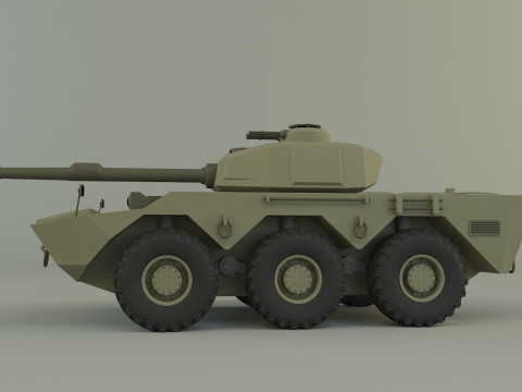 Armored vehicle Mk1 3D Model
