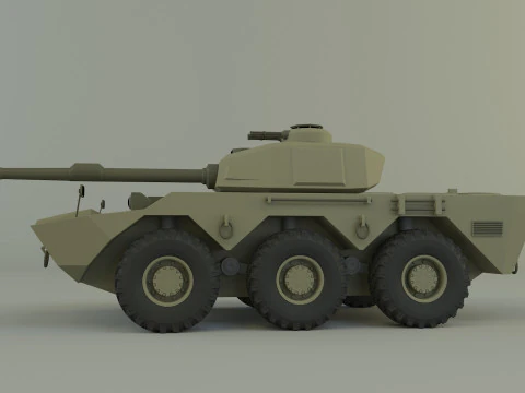 Armored vehicle Mk1 3D Model