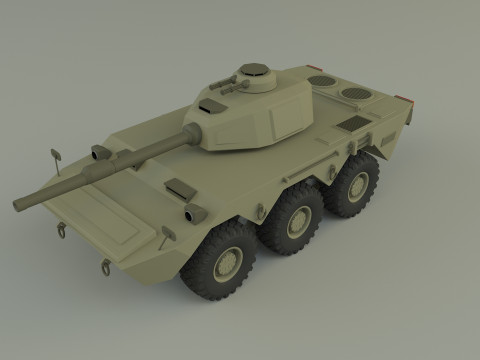 Armored vehicle Mk1 3D Model