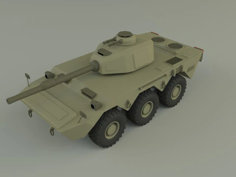 Armored vehicle Mk1 3D Model