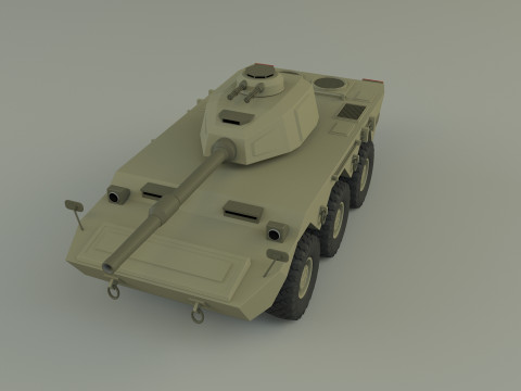 Armored vehicle Mk1 3D Model
