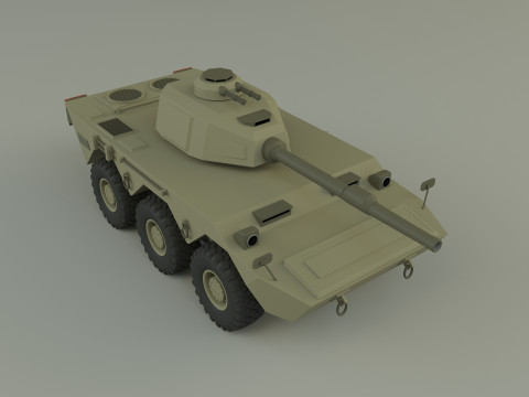 Armored vehicle Mk1 3D Model