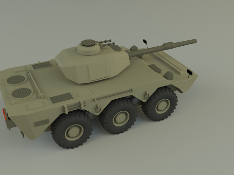 Armored vehicle Mk1 3D Model