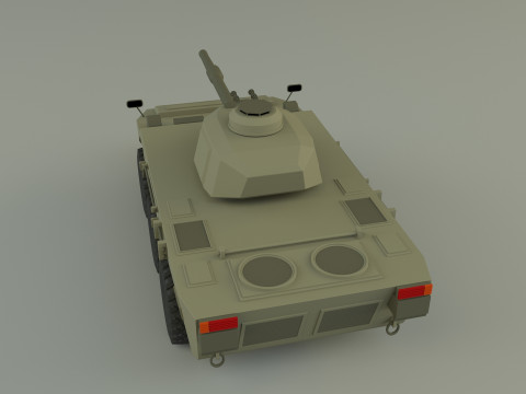 Armored vehicle Mk1 3D Model