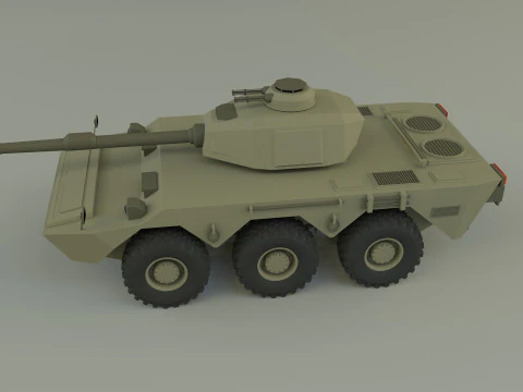 Armored vehicle Mk1 3D Model