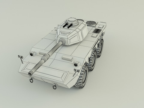 Armored vehicle Mk1 3D Model
