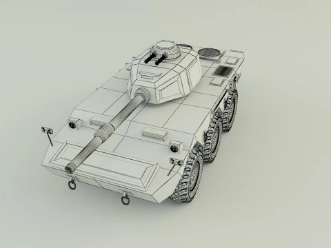Armored vehicle Mk1 3D Model