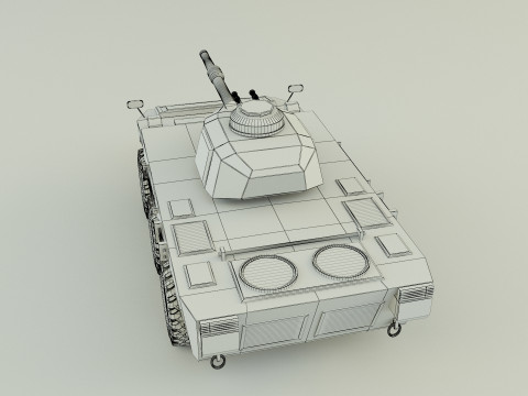 Armored vehicle Mk1 3D Model