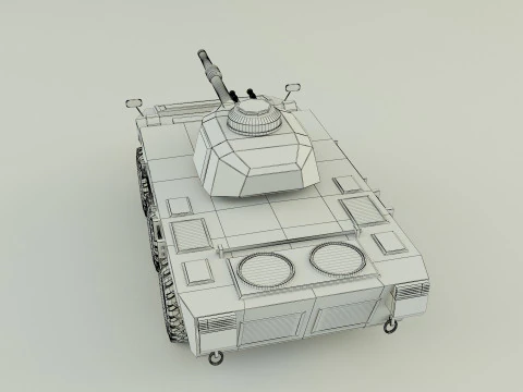 Armored vehicle Mk1 3D Model