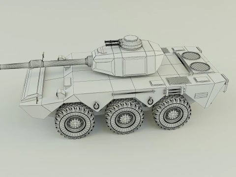 Armored vehicle Mk1 3D Model