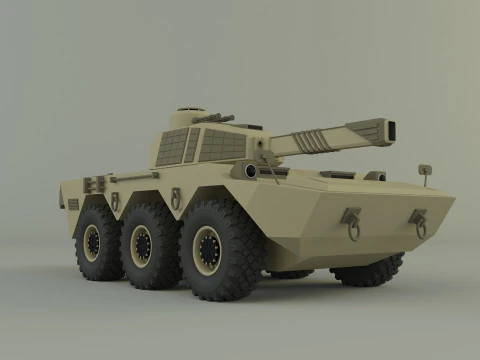 Tanque de ve&iacute;culo blindado Mk2 Modelo 3D