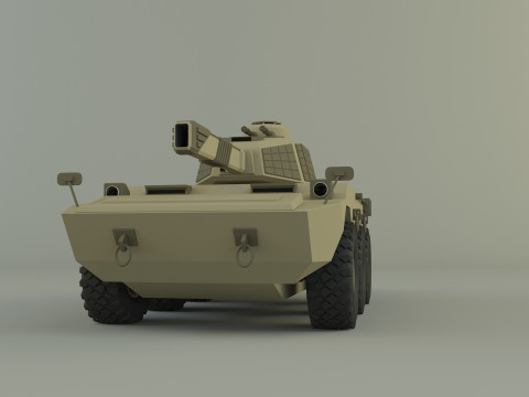 Armored vehicle Mk2 tank 3D 模型