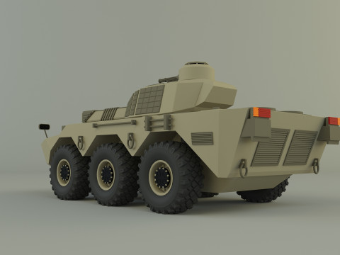 Armored vehicle Mk2 tank 3D 模型