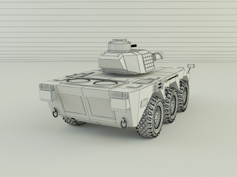 Armored vehicle Mk2 tank 3D 模型