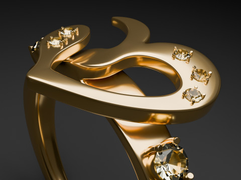 Design ring 1 Modelo 3D