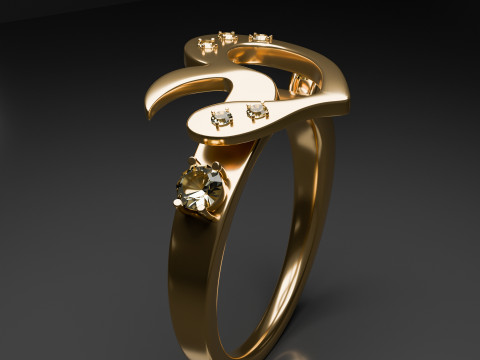 Design ring 1 Modelo 3D