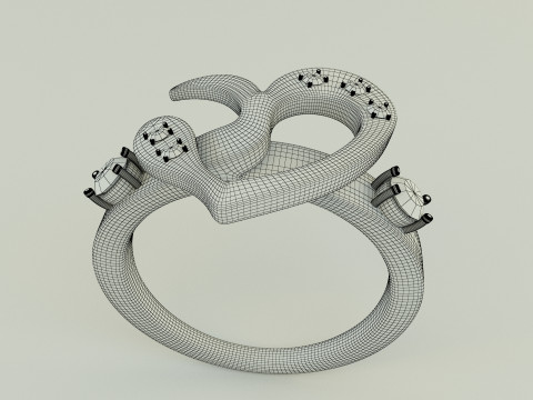 Design ring 1 Modelo 3D