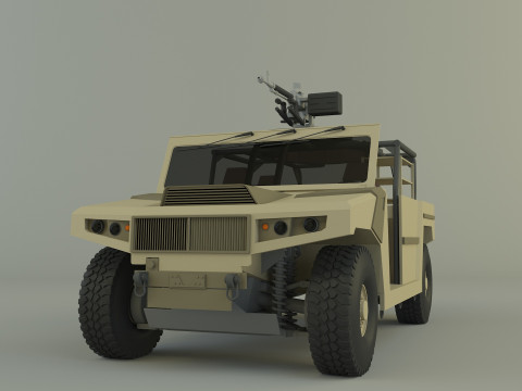 Arquus areg military vehicle 3Dモデル