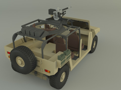 Arquus areg military vehicle 3Dモデル