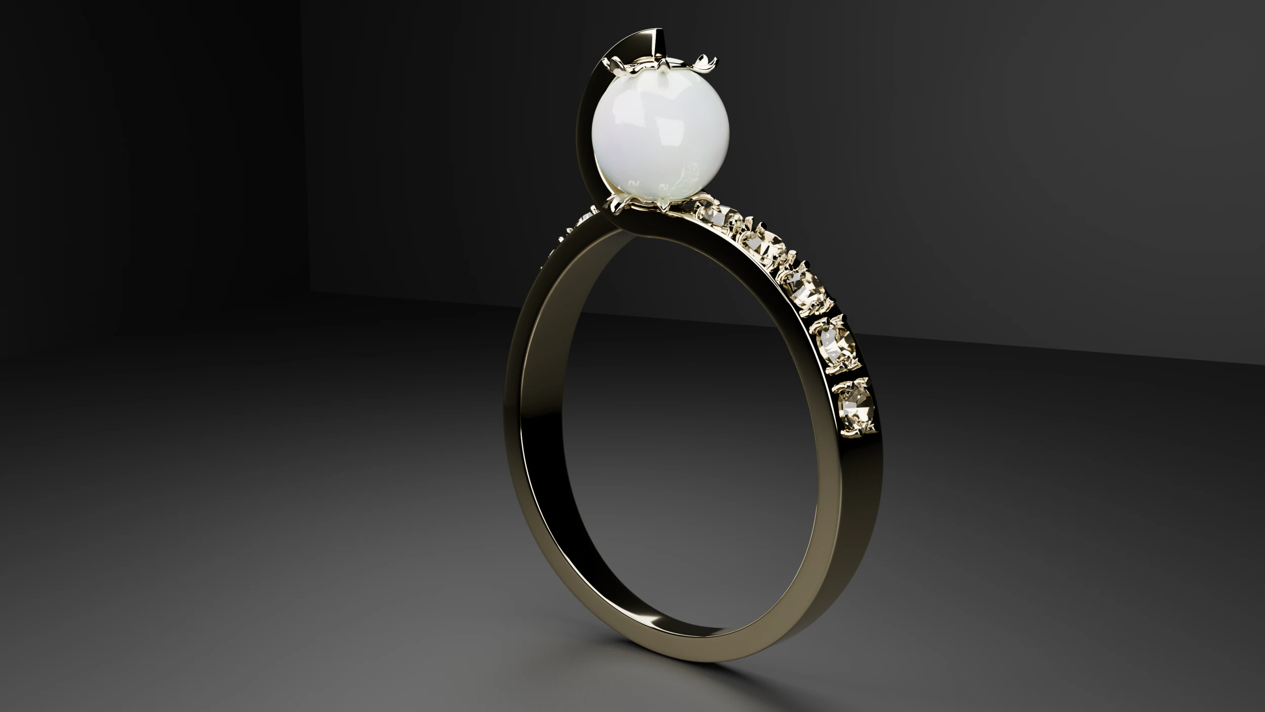 Design ring 3 3D Model .c4d .max .obj .3ds .fbx .stl .blend