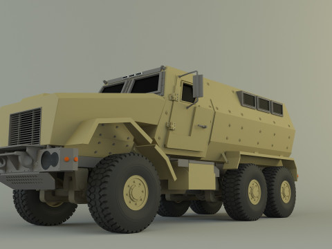 Military personnel carrier vehicle Model 3D