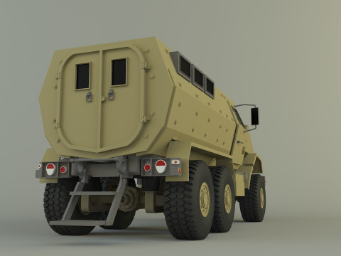 Military personnel carrier vehicle Model 3D
