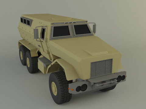Military personnel carrier vehicle Model 3D
