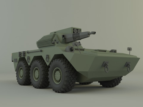 AVC Mk1 military vehicle 3D मॉडल