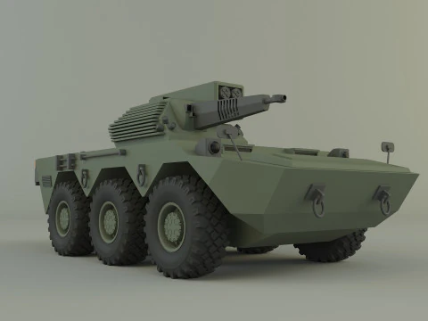 Pojazd wojskowy AVC Mk1 Model 3D