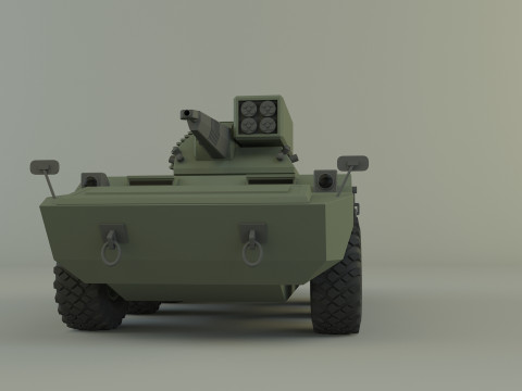 AVC Mk1 military vehicle Modello 3D