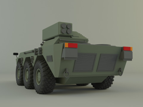 AVC Mk1 military vehicle Modello 3D