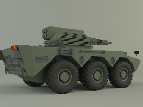 AVC Mk1 military vehicle Modello 3D