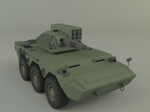 AVC Mk1 military vehicle Modello 3D