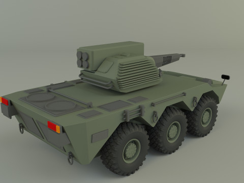 AVC Mk1 military vehicle Modello 3D