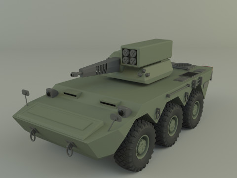 AVC Mk1 military vehicle Modello 3D