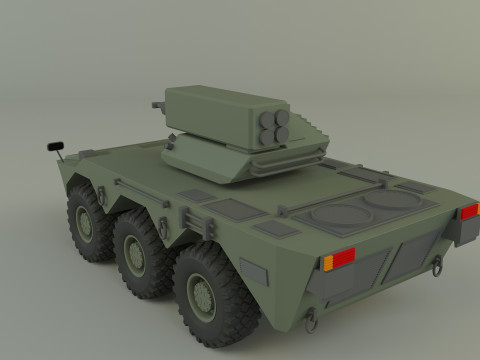 AVC Mk1 military vehicle Modello 3D