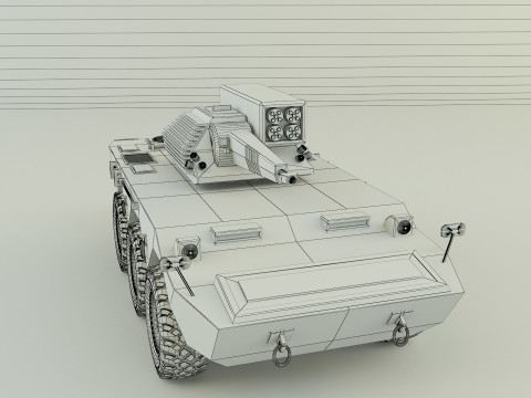AVC Mk1 military vehicle Modello 3D