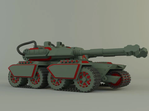 アポカリプス軍用戦車 3Dモデル