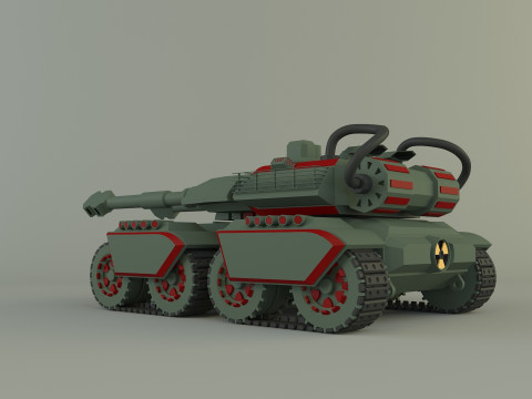 Apocalypse military Tank 3Dモデル