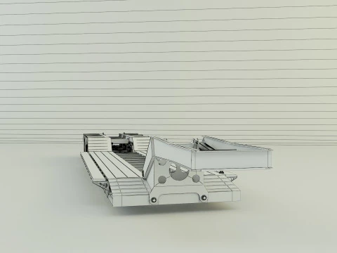 Low Boy Trailer 3D Model