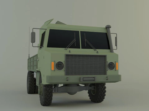 Truck rocket launcher 3D Model