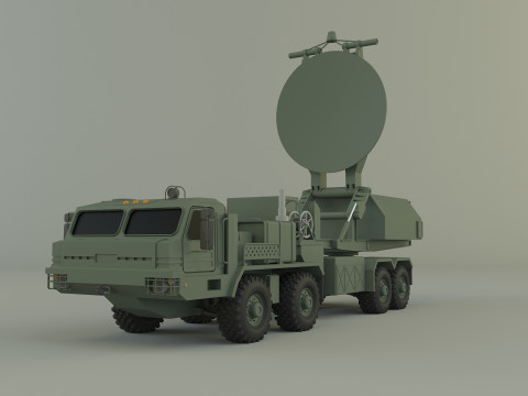 Krasukha 4 electronic warfare Model 3D